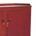Early American Painted Cupboard