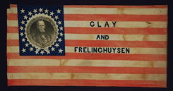 antique political flag